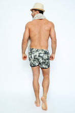 Load image into Gallery viewer, Men&#39;s Bordato Swimshort - Mimetic Mood Printed