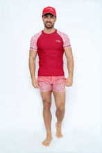 Load image into Gallery viewer, Men&#39;s Rashvest Short Sleeves with Maori Mood Printed