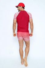 Load image into Gallery viewer, Men&#39;s Rashvest Short Sleeves with Maori Mood Printed