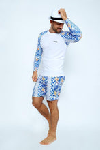 Load image into Gallery viewer, Men&#39;s Rashvest Long Sleeves with Enjoy Summer Mood Printed