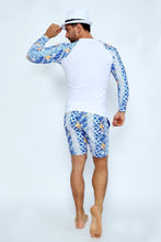 Load image into Gallery viewer, Men&#39;s Rashvest Long Sleeves with Enjoy Summer Mood Printed