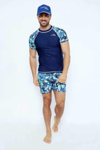 Load image into Gallery viewer, Men&#39;s Rashvest Short Sleeves with Maori Mood Printed