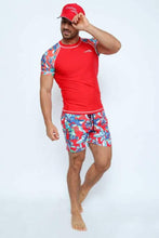 Load image into Gallery viewer, Men&#39;s Rashvest Short Sleeves with Maori Mood Printed