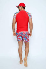 Load image into Gallery viewer, Men&#39;s Rashvest Short Sleeves with Maori Mood Printed